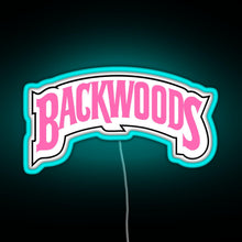 Charger l&#39;image dans la galerie, Backwoods pink RGB neon sign lightblue 