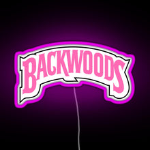 Charger l&#39;image dans la galerie, Backwoods pink RGB neon sign  pink