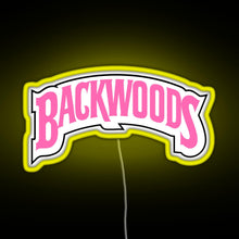 Charger l&#39;image dans la galerie, Backwoods pink RGB neon sign yellow