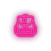 Charger l&#39;image dans la galerie, pink bags led backpack bags holiday luggage tourism travel vacation neon factory