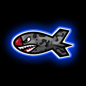 Bape Shark neon sign