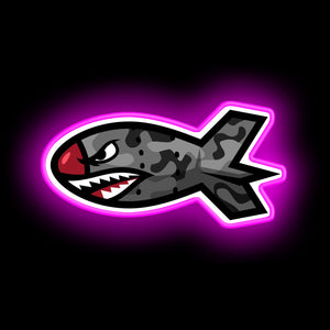 Bape Shark neon light