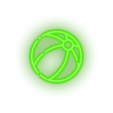 Charger l&#39;image dans la galerie, green beach_ball led beach beach ball holiday summer toys vacation volleyball neon factory
