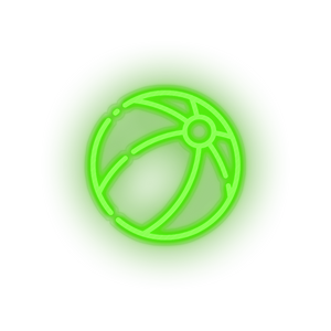 green beach_ball led beach beach ball holiday summer toys vacation volleyball neon factory