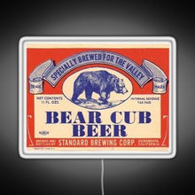 Charger l&#39;image dans la galerie, Bear Cub Beer RGB neon sign white 