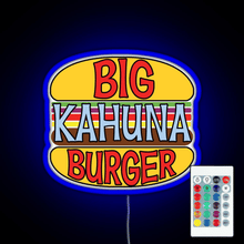 Charger l&#39;image dans la galerie, Big Kahuna Burger Tee RGB neon sign remote
