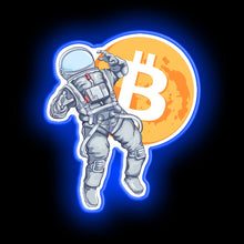 Charger l&#39;image dans la galerie, Bitcoin Astronaut  neon sign