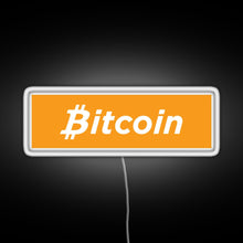 Charger l&#39;image dans la galerie, Bitcoin Box Logo RGB neon sign white 