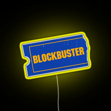 Charger l&#39;image dans la galerie, Blockbuster Video Logo RGB neon sign yellow