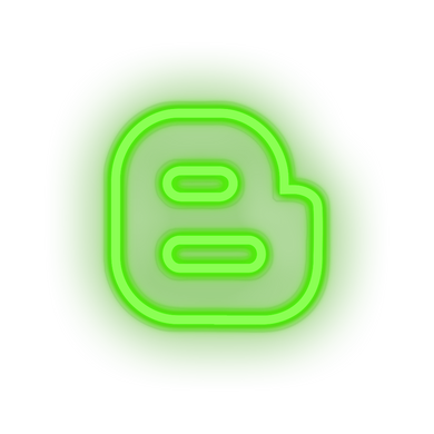 blogger social network brand logo Neon led factory