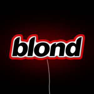 blond RGB neon sign red