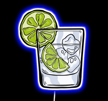 Charger l&#39;image dans la galerie, Gin and tonic glass neon sign