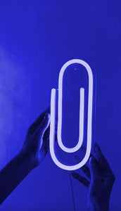 Paper_clip Néon Sign - LAMPLES