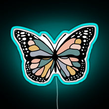Charger l&#39;image dans la galerie, Boho Butterfly RGB neon sign lightblue 