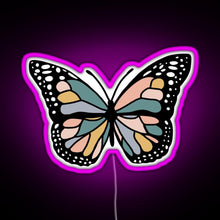 Charger l&#39;image dans la galerie, Boho Butterfly RGB neon sign  pink