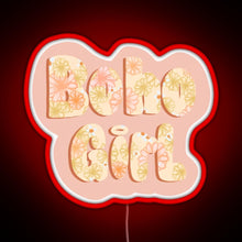 Charger l&#39;image dans la galerie, Boho girl RGB neon sign red