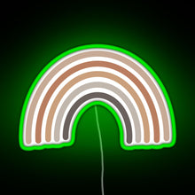 Charger l&#39;image dans la galerie, Boho Rainbow RGB neon sign green