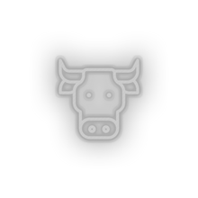 Charger l&#39;image dans la galerie, white bufalo led animal buffalo cape cartoon fauna herbivore zoo neon factory