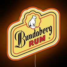Charger l&#39;image dans la galerie, Bundaberg Rum logo RGB neon sign orange