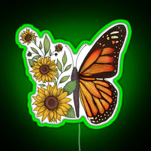 Charger l&#39;image dans la galerie, Butterfly RGB neon sign green