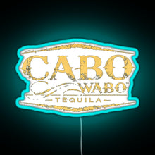 Charger l&#39;image dans la galerie, Cabo Wabo Tequila RGB neon sign lightblue 