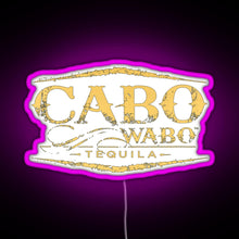 Charger l&#39;image dans la galerie, Cabo Wabo Tequila RGB neon sign  pink
