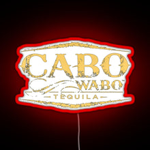 Charger l&#39;image dans la galerie, Cabo Wabo Tequila RGB neon sign red