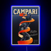 Charger l&#39;image dans la galerie, Campari Vintage Orange Peel Design Type 1 RGB neon sign blue