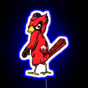 Cardinals City RGB neon sign blue