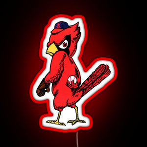 Cardinals City RGB neon sign red