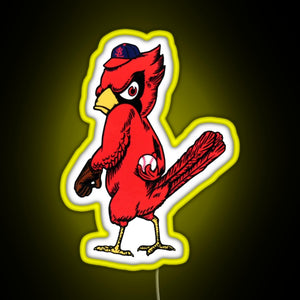 Cardinals City RGB neon sign yellow