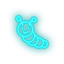 Charger l&#39;image dans la galerie, ice_blue caterpillar toys family children toy child kid baby play led neon factory