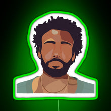 Charger l&#39;image dans la galerie, Childish Gambino RGB neon sign green