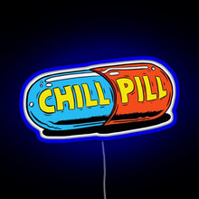 Charger l&#39;image dans la galerie, Chill Pill RGB neon sign blue