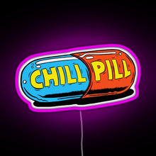 Charger l&#39;image dans la galerie, Chill Pill RGB neon sign  pink
