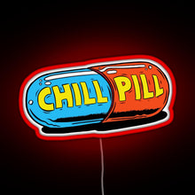 Charger l&#39;image dans la galerie, Chill Pill RGB neon sign red