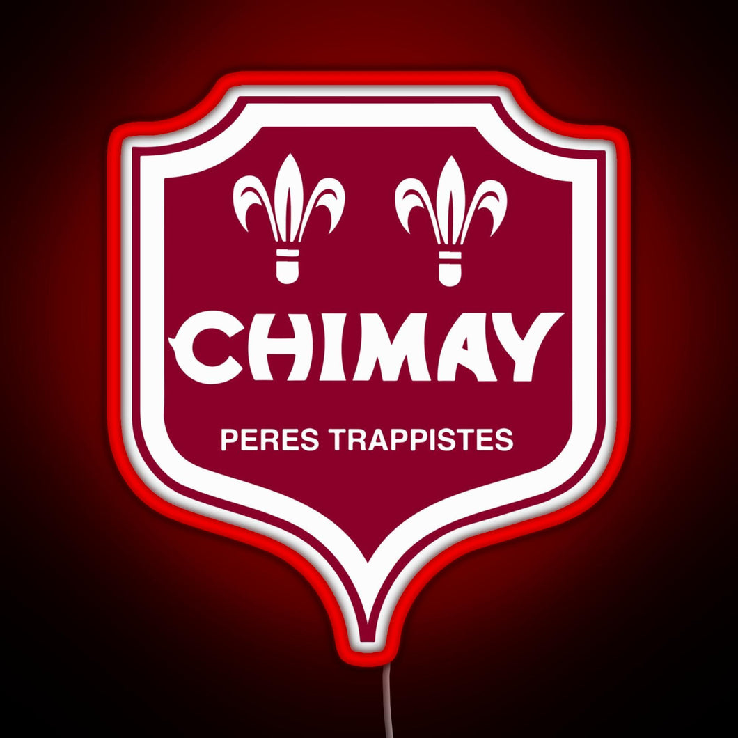 Chimay RGB neon sign red