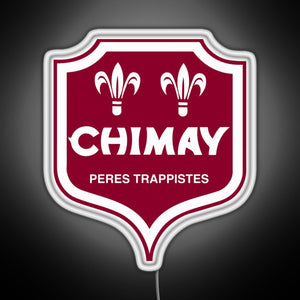 Chimay RGB neon sign white 