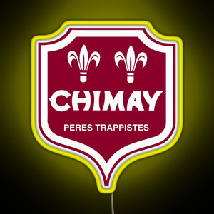 Chimay RGB neon sign yellow