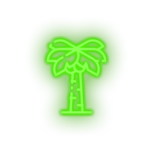 Charger l&#39;image dans la galerie, green coconut_tree led beach coconut tree holiday palm tree recreation summer vacation neon factory