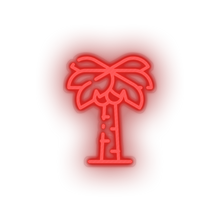 Charger l&#39;image dans la galerie, red coconut_tree led beach coconut tree holiday palm tree recreation summer vacation neon factory
