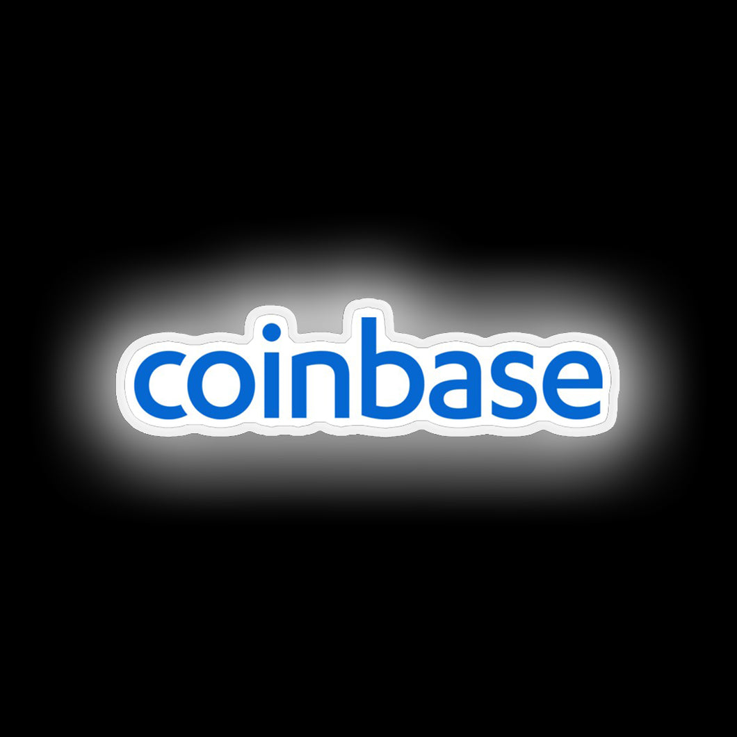 Coinbase neon board