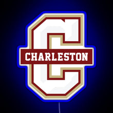Charger l&#39;image dans la galerie, College of Charleston Cougars RGB neon sign blue