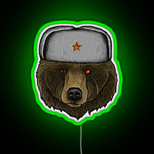 Charger l&#39;image dans la galerie, Comrade Bear RGB neon sign green