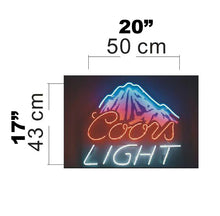Charger l&#39;image dans la galerie, Coors Light mountain Beer Neon Sign