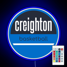 Charger l&#39;image dans la galerie, creighton basketball RGB neon sign remote