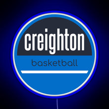 Charger l&#39;image dans la galerie, creighton basketball RGB neon sign blue