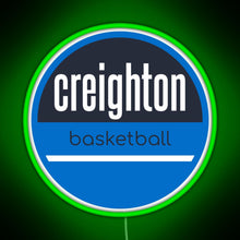 Charger l&#39;image dans la galerie, creighton basketball RGB neon sign green