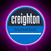 Charger l&#39;image dans la galerie, creighton basketball RGB neon sign  pink