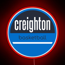 Charger l&#39;image dans la galerie, creighton basketball RGB neon sign red